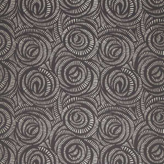 Fractal Charcoal 131923 Curtains