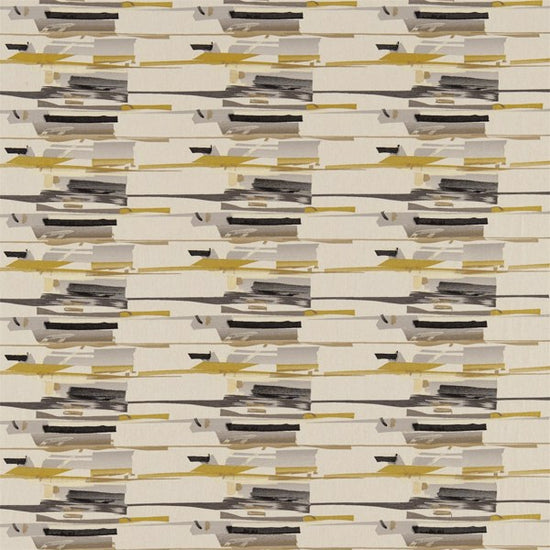 Zeal Charcoal Neutral Mustard Onyx 130698 Curtains