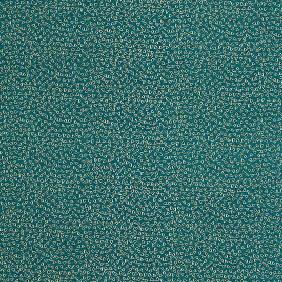 Ricamo Teal Fabric by the Metre