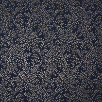 SM Metallic Leaves Smokey Blue Curtains