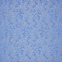 SM Metallic Leaves Cornflower Blue Valances