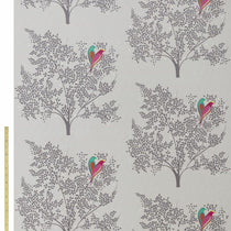 SM Love Birds Velvet Pale Grey Valances