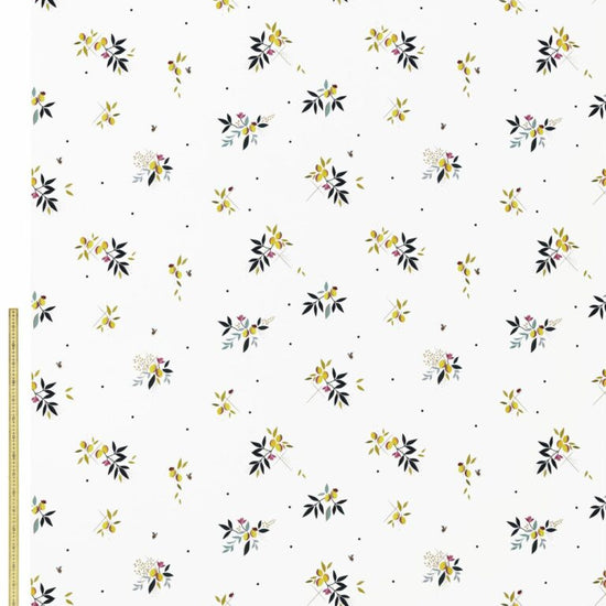 SM Lemon Cluster Sateen White Samples