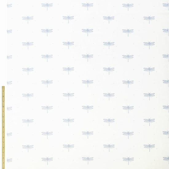 SM Dragonfly Sateen White Fabric by the Metre