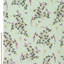 SM Bird And Trellis Sateen Duckegg Upholstered Pelmets