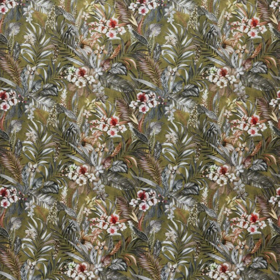 Kew Olive Apex Curtains