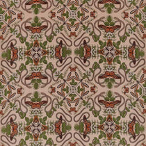 Emerald Forest Blush Jacquard Curtains