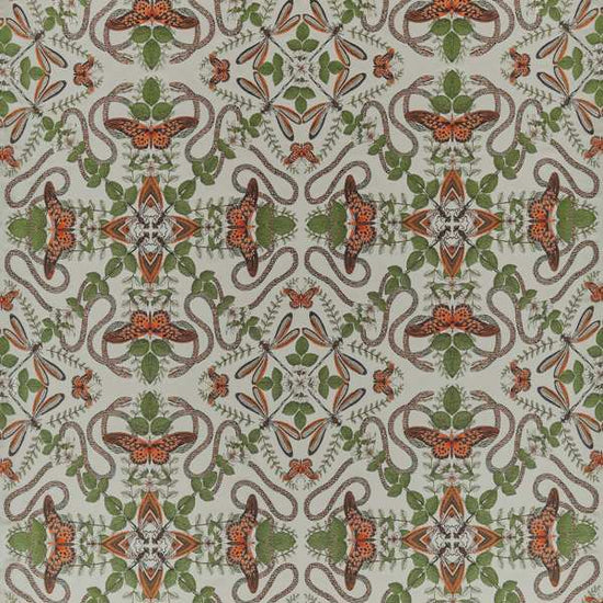 Emerald Forest Smoke Jacquard Fabric by the Metre