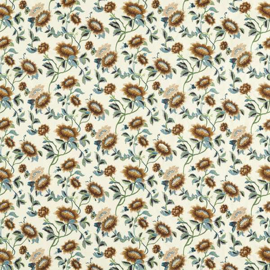 Tonquin Ivory Chartreuse Embroidery Fabric by the Metre