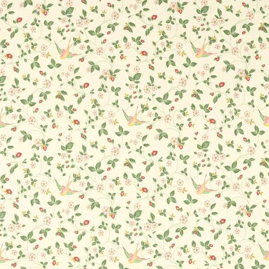 Wild Strawberry Ivory Linen Box Seat Covers