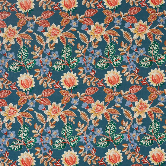 Kamala Indigo Apex Curtains