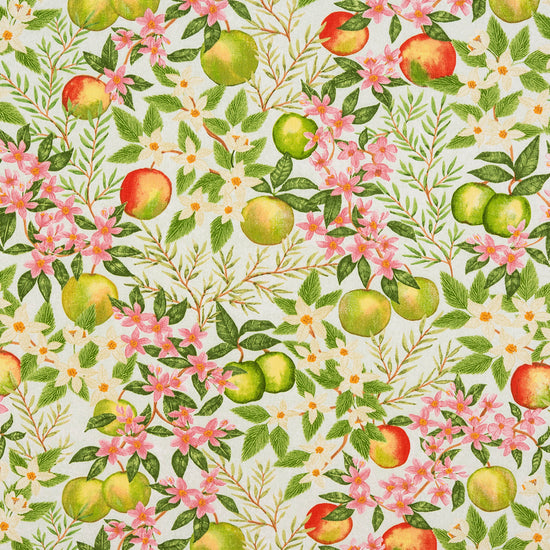 Apple Blossom Green Upholstered Pelmets
