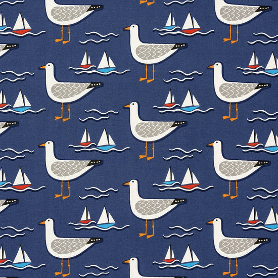 Gull Navy Curtain Tie Backs