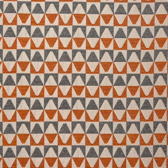 Kaleidoscope Burnt Orange Curtains