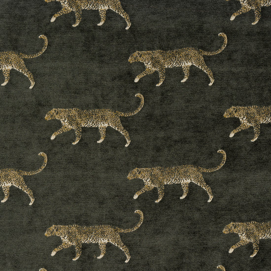 Leopard Grey Fabric by the Metre