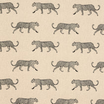 Leopard Panama Natural Curtains