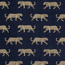 Leopard Panama Indigo Cushions Leopard Panama Indigo Cushions