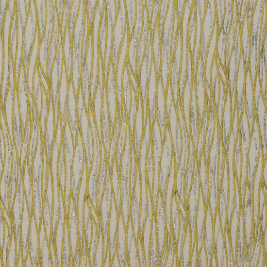 Linear Ochre Fabric by the Metre