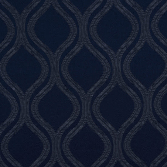 Paphos Navy Apex Curtains