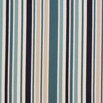 Roseland Stripe Teal Roman Blinds