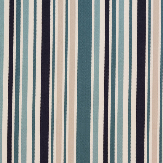 Roseland Stripe Teal Upholstered Pelmets