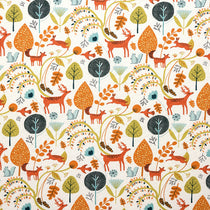 Scandi Woodland Burnt Orange Fabric by the Metre