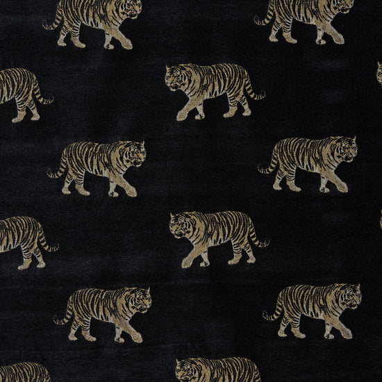 Tiger Noir Fabric by the Metre