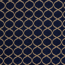 Trellis Indigo Apex Curtains