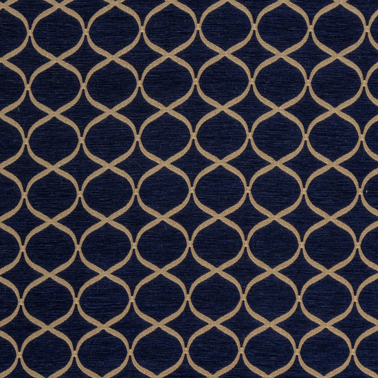 Trellis Indigo Curtains