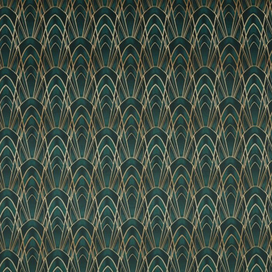 Delaunay Emerald Fabric by the Metre