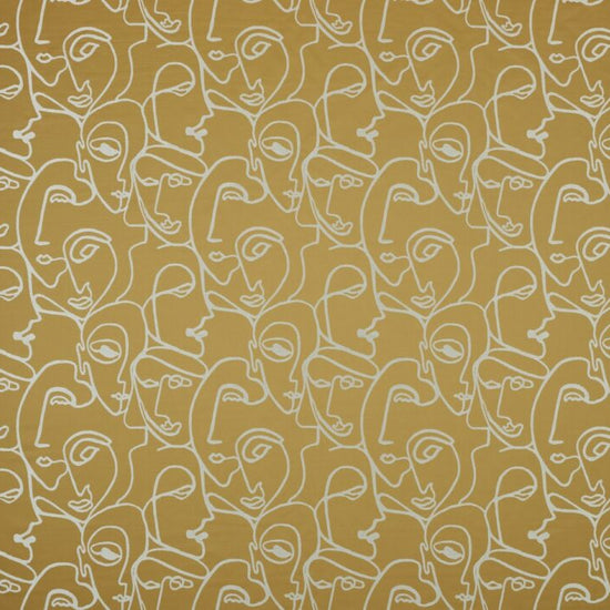 Henri Ochre Upholstered Pelmets