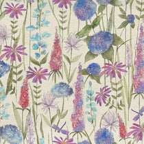 Florabunda Bluebell Ecru Roman Blinds