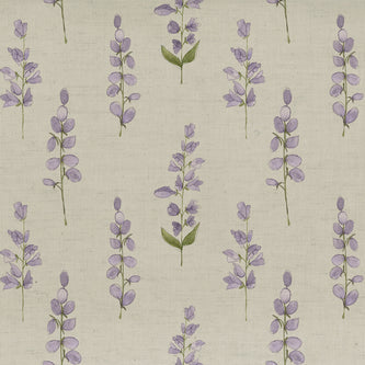 Helaine Linen Lilac Apex Curtains