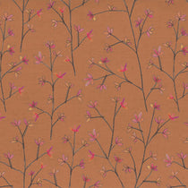 Ophelia Linen Coral Fabric by the Metre