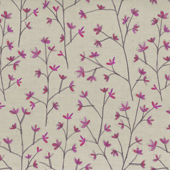 Ophelia Linen Fuchsia Samples