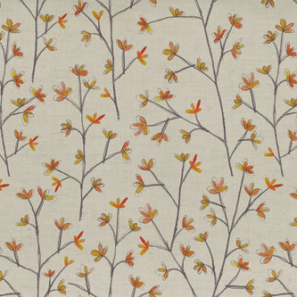 Ophelia Linen Russet Curtains