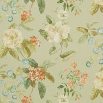 Botanical Garden Pistachio Roman Blinds