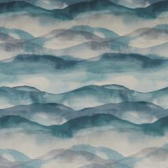 Landscape Cobalt Upholstered Pelmets