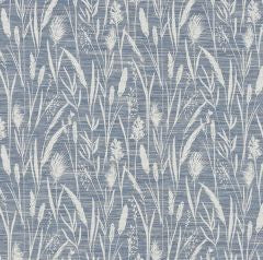 Sea Grasses Cobalt Upholstered Pelmets