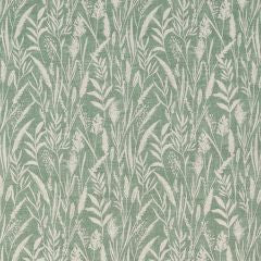 Wild Grasses Jade Fabric by the Metre