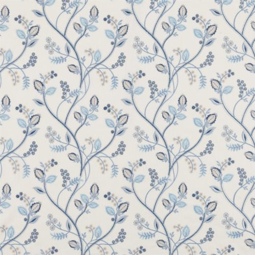 SAMLESBURY Cornflower Fabric by the Metre