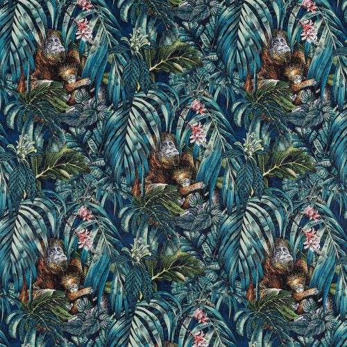 Sumatra Indigo Upholstered Pelmets