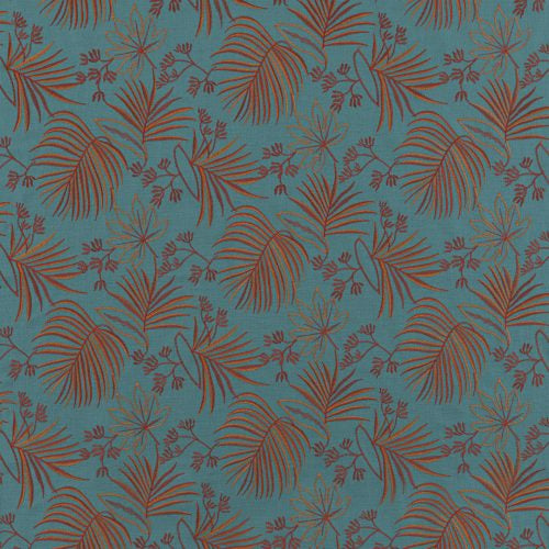 Bengkulu Teal Upholstered Pelmets