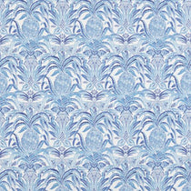 Bromelaid-Blue Fabric by the Metre