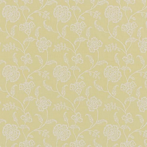 Desert Rose Chartreuse Upholstered Pelmets