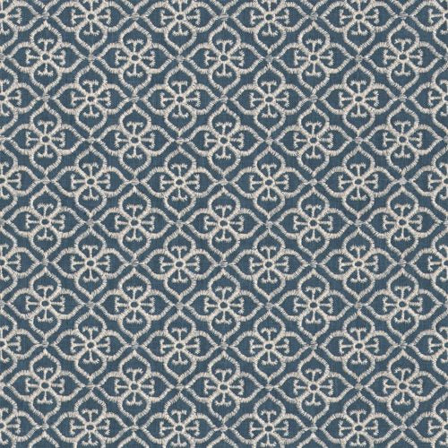 Calypso Blue Fabric by the Metre
