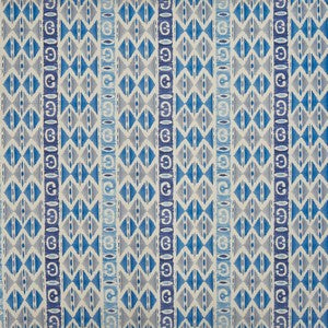 Rhodes Cobalt Fabric by the Metre