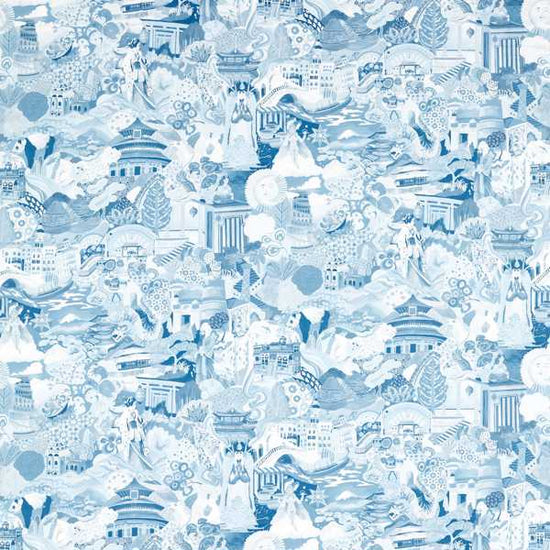 Journey Of Discovery Wild Water Exhale 121127 Upholstered Pelmets