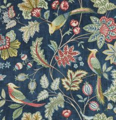 Chanterelle Navy Fabric by the Metre