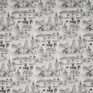 Voyage Stone Fabric by the Metre